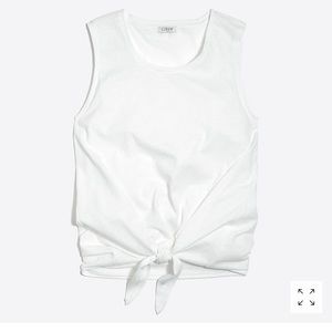 J Crew Factory tie front tank